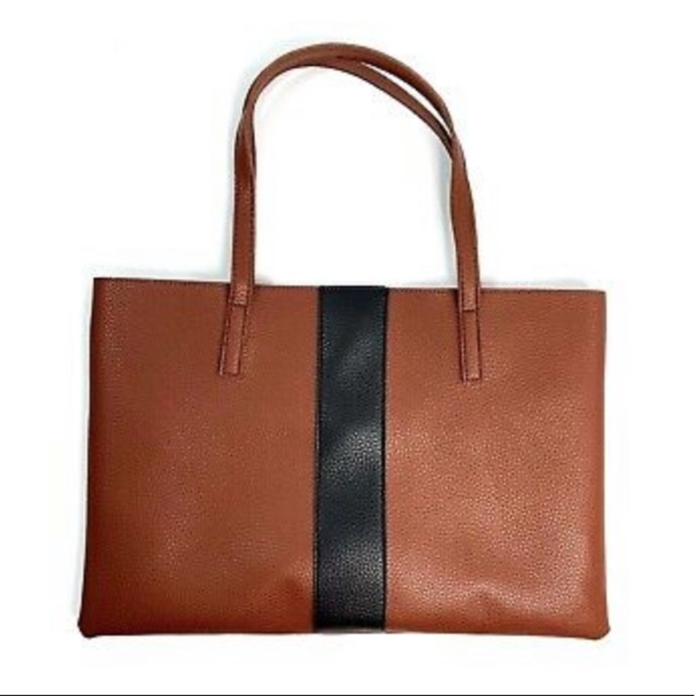 🧡 NWOT!! Vince Camuto Brown Vegan Leather Tote